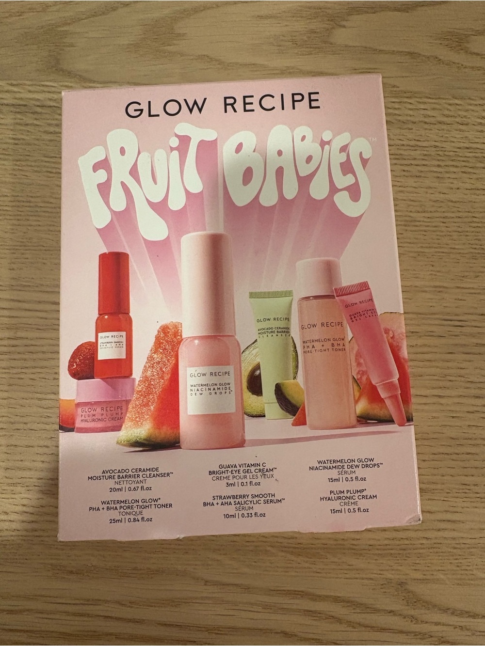 Glow Recipe Fruit Babies Skincare Set - Pink and Green Accents